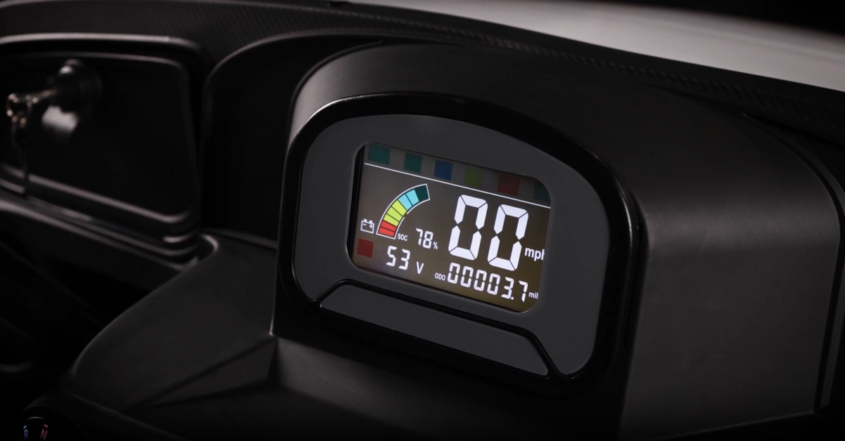golf cart digital display