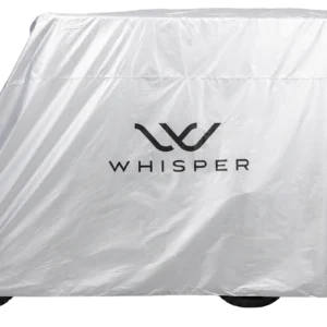 Whisper golf cart standard cover white.