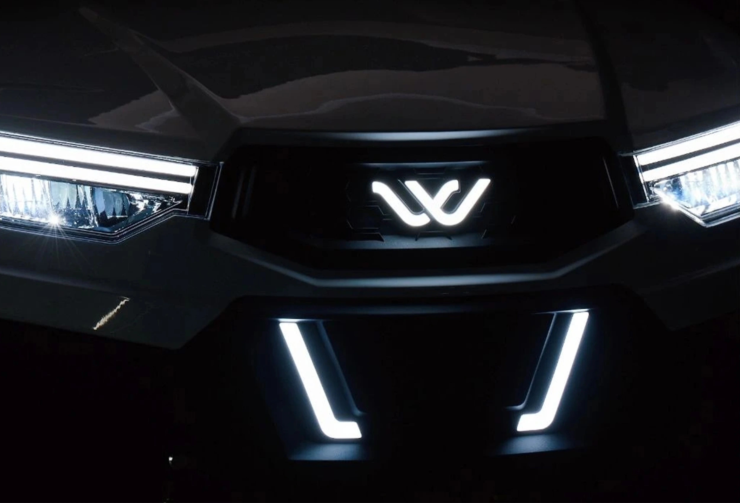 the front of a luxury golf cart front