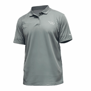 Men Polo victory nike grey with whisper logo