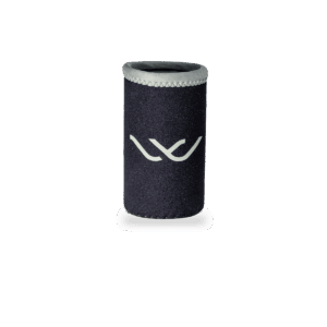 whisper tall koozie black
